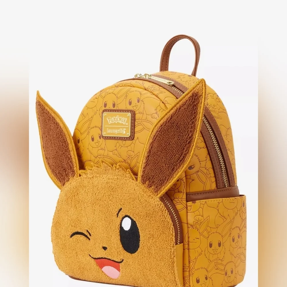Loungefly Pokemon Eevee Backpack - Yellow and Brown